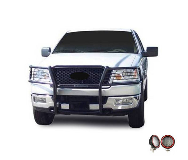 Black Horse Grille Guard Kit (MPN: 17FP28MA-PLFR)