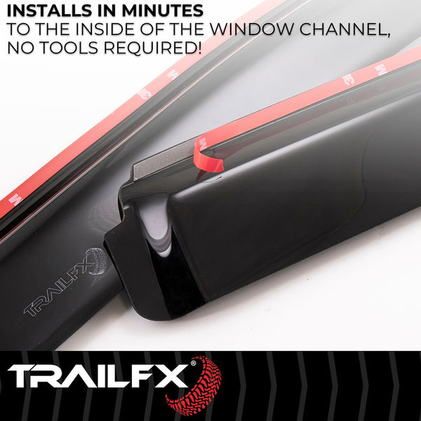 TrailFX TFX 4-PC Window Vents (MPN: 4056IC)