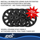 Coast To Coast Wheel Cover (MPN: IWC52116BLK)