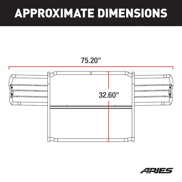 Aries Grille Guard (MPN: 3046F)