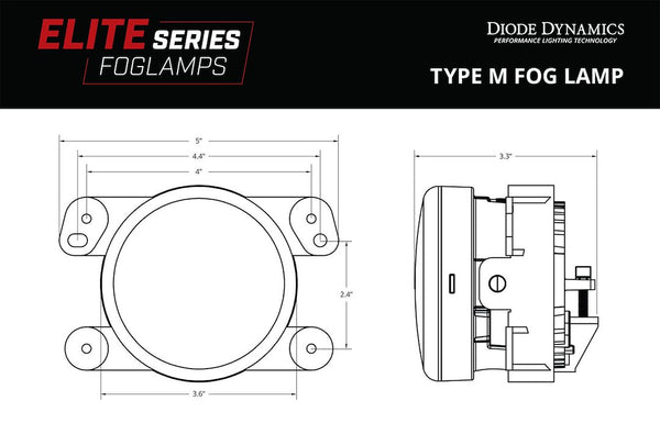 Diode Dynamics Elite Series Fog Light (MPN: DD5130P)