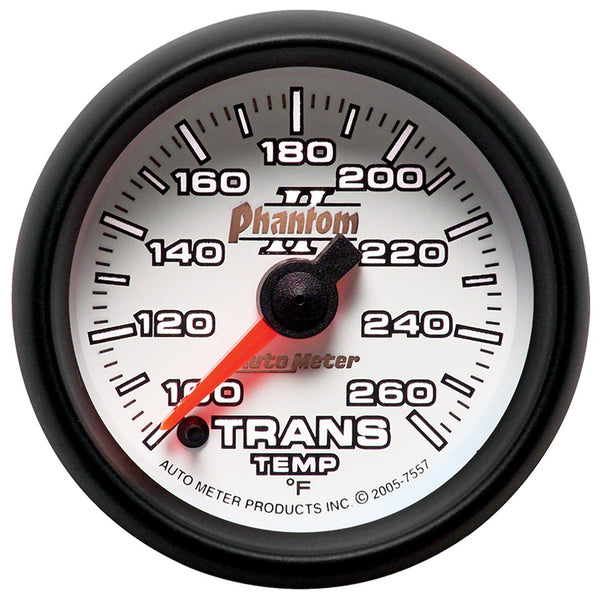 AutoMeter Phantom II Transmission Temperature Gauge (MPN: 7557)
