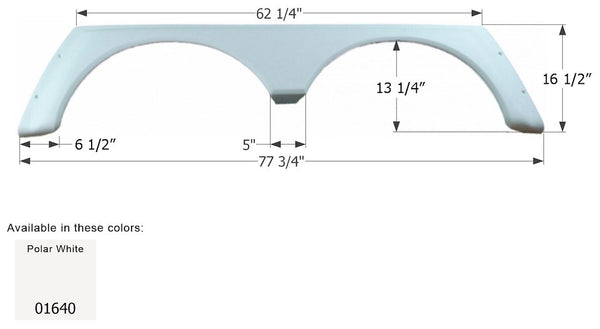 Icon Fender Skirt for Tandem Axle (MPN: 01640)
