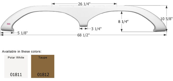 Icon Fender Skirt for Fleetwood Prowler (MPN: 01811)