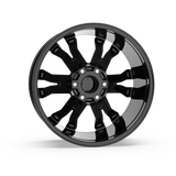 Torque Wheels 20 Inch Gloss Black Milled Wheel (MPN: TW407C-20908413-12)