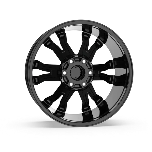 Torque Wheels 20 Inch Gloss Black Milled Wheel (MPN: TW407C-20908413-12)