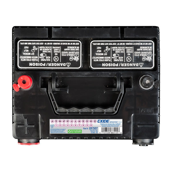 Exide Sprinter Max Automotive Battery (MPN: SX75DT)