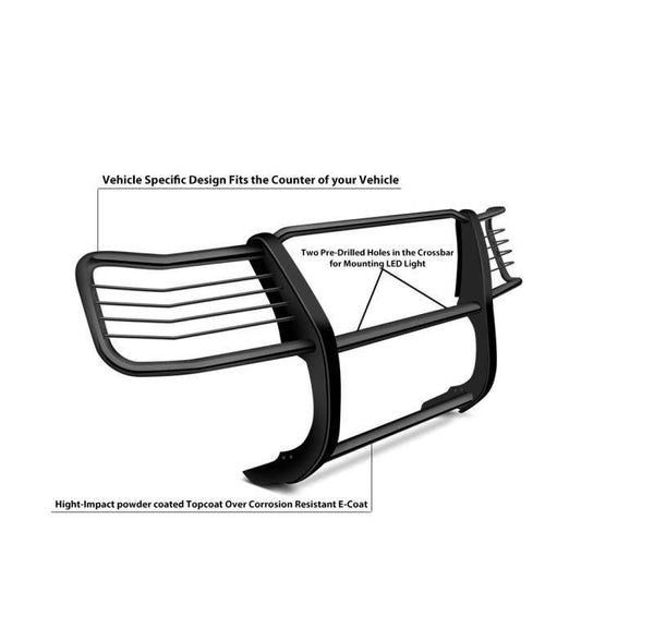 Black Horse Off Road Grille Guard (MPN: 17NR28MA)