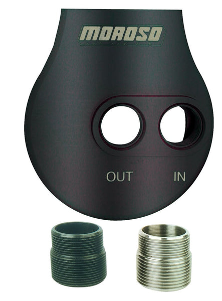 Moroso Performance Oil Filter Relocation Bracket (MPN: 23766)
