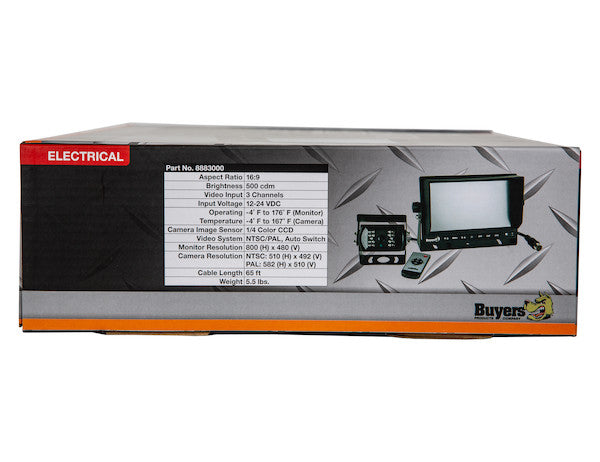 Backup Camera System with Night Vision (MPN: 8883000)
