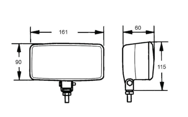 Hella 450 Series Driving Fog Light (MPN: 005860691)