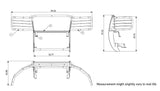 Black Horse Grille Guard Kit (MPN: 17GT26MA-PLR)