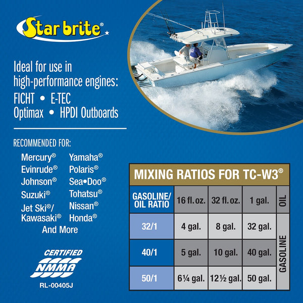 Star Brite Super Premium TC-W3 Oil (MPN: 19200)