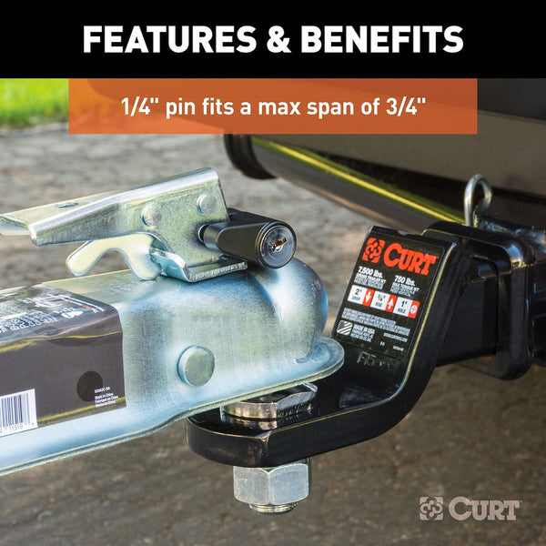 Curt Trailer Coupler Lock (MPN: 23521)