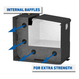 UWS Steel-Aluminum Combo Transfer Tank (MPN: ST-85-COMBO-MB)