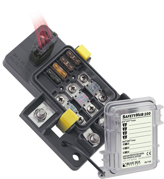 Blue Sea SafetyHub 100 Fuse Block (MPN: 7725-BSS)