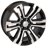 OE Wheels CV44 Aluminum Wheel (MPN: CV44-22090-6550-24MB)