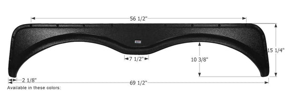 Icon Fender Skirt for Tandem Axle RVs (MPN: 12292)