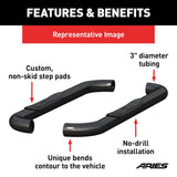 Aries 3 Inch Round Nerf Bar (MPN: 204018)
