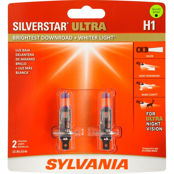Sylvania SilverStar Ultra Halogen Headlight Bulb (MPN: H1SU.BP2)