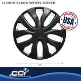 Coast To Coast 16 Inch Wheel Cover Set (MPN: IWC51916BLK)