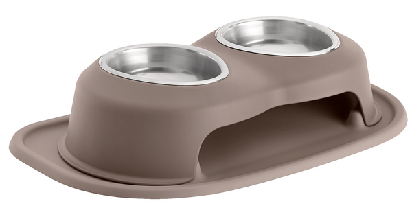 WeatherTech Double Low Pet Feeding System (MPN: DHC1604LBLB)