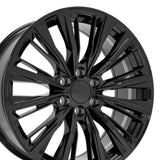 OE Wheels CA93 Gloss Black Wheel (MPN: CA93-22090-6550-28B)
