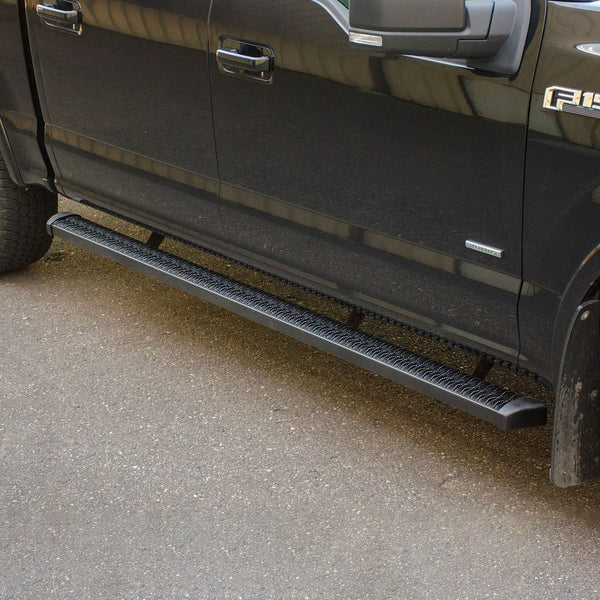 Luverne SlimGrip 88 Inch Black Aluminum Running Boards (MPN: 416088-4055120)