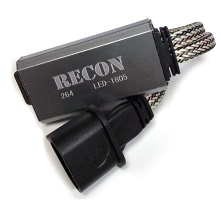Recon LED Headlight Bulb Set (MPN: 264H10LEDHP)