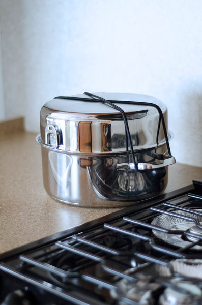 Camco Stainless Steel Nesting Cookware Set (MPN: 43920)