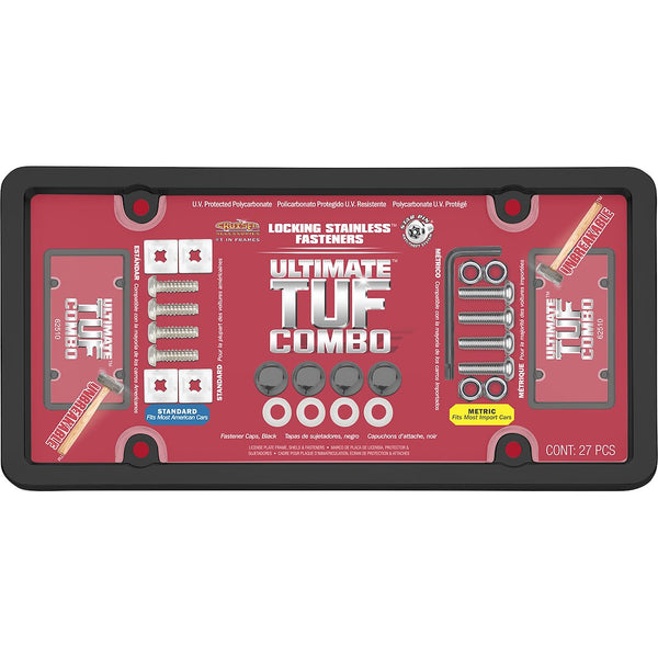 Cruiser License Plate Frame with Tuf Shield (MPN: 62510)