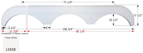 Icon Fender Skirt for Sunnybrook Models (MPN: 12658)