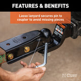 CURT QuickPin Trailer Coupler (MPN: 25471)