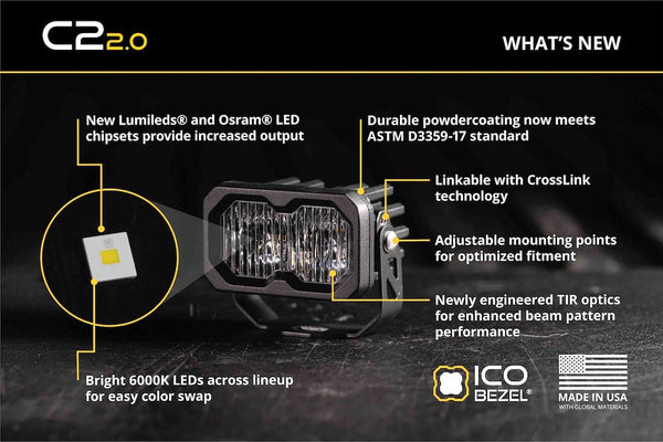 Diode Dynamics C2 2.0 Sport LED Pod (MPN: DD8092P)