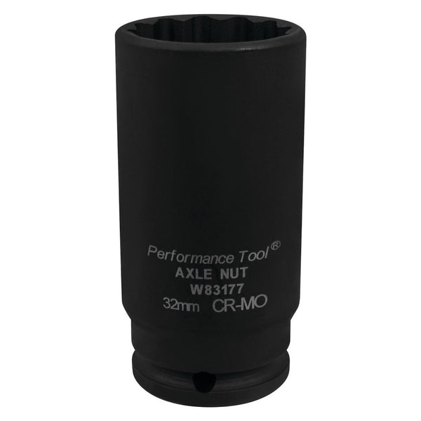 Performance Tool 32 Millimeter Axle Nut Socket (MPN: W83177)