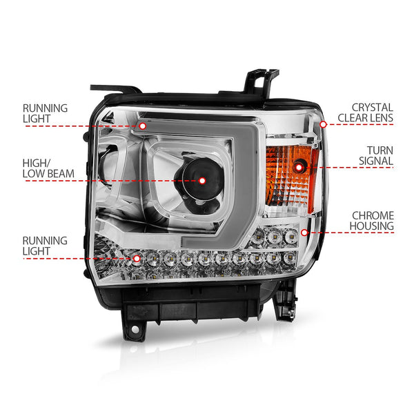 AnzoUSA Headlight Assembly (MPN: 111553)