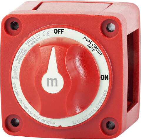 Battery selector switch for dual battery systems (MPN: 6010-BSS)