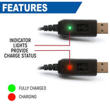 Rugged Radios HAM Radio Battery Charger (MPN: USB-BAT-RH)