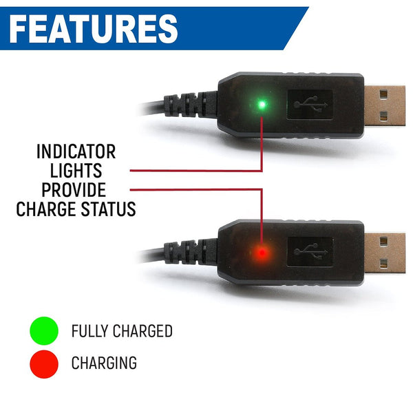 Rugged Radios HAM Radio Battery Charger (MPN: USB-BAT-RH)