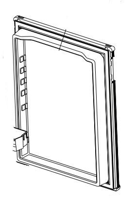 Norcold Refrigerator Door Replacement (MPN: 621559)