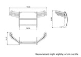 Black Horse Off Road Grille Guard (MPN: 17A093904MSS)