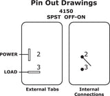 Multi Purpose Switch for Marine and Specialized Vehicles (MPN: 4150-BSS)