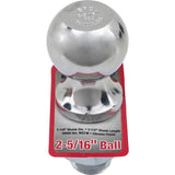 Trailer hitch ball 2-5/16 inch (MPN: 1802167)