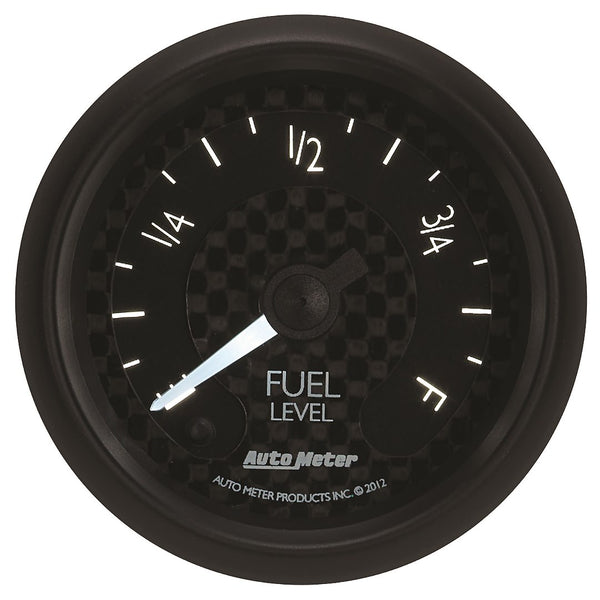 AutoMeter GT Series Fuel Level Gauge (MPN: 8010)