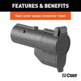 Trailer Wiring Connector Adapter 7-Way Blade to 7-Way Blade (MPN: 57727)