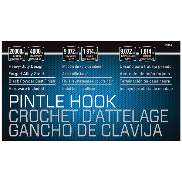 Tow Ready Pintle Hook (MPN: 63014)