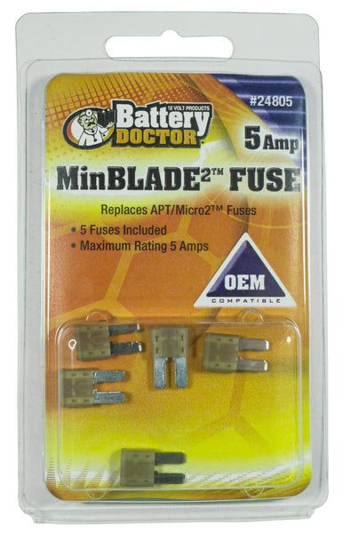 WirthCo MinBlade2 Tan Blade Fuses (MPN: 24805)
