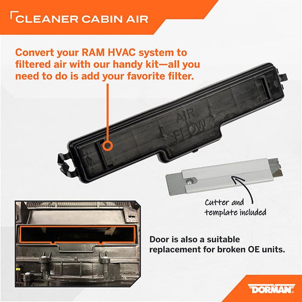 Cabin Air Filter Cover (MPN: 259-101)
