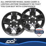Coast To Coast Impostor Wheel Skin 17 Inch (MPN: IWCIMP390BLKN)