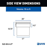 UWS Crossover Deep Low Profile Tool Box (MPN: SLD-69-A-LP)